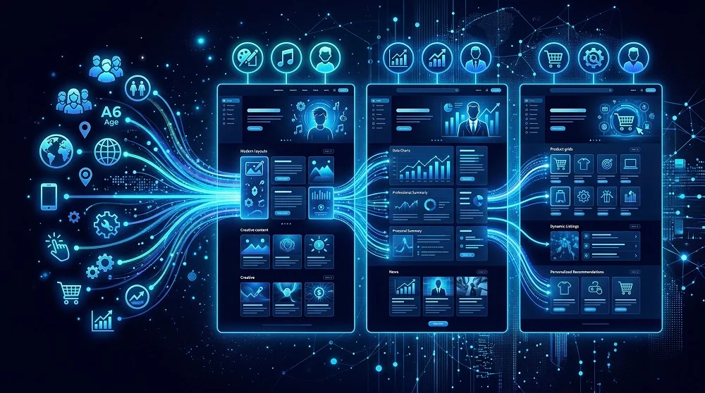 AI-powered website personalization and UX optimization