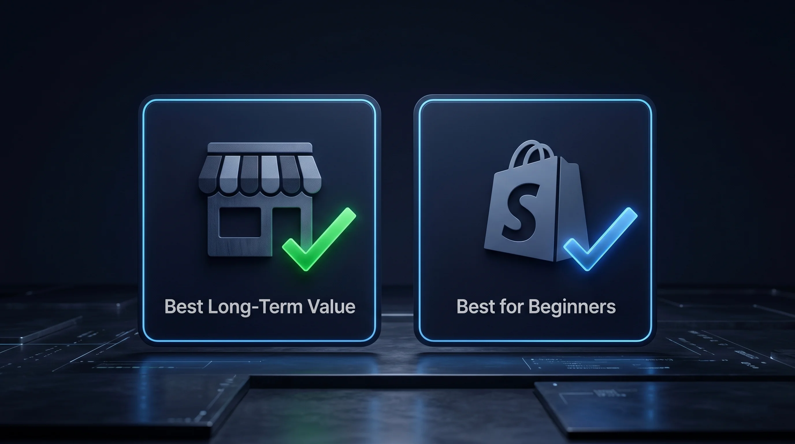 WooCommerce vs Shopify final verdict showing best platform choice for different business types